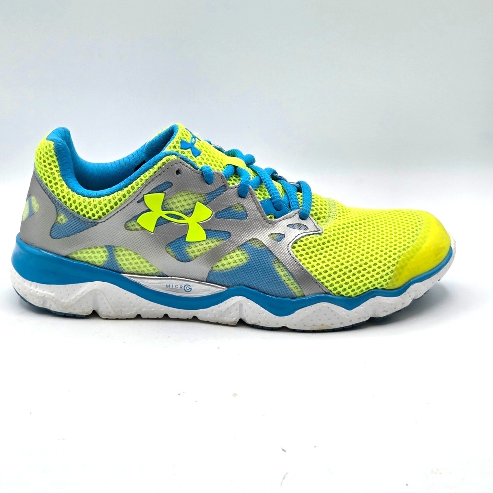 Women's Under Armour MonzaRE Micro G Heat Gear Running Shoes Size 9.5